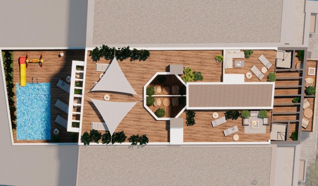 Nybygg - Apartment -
Torrevieja - Playa de El Cura