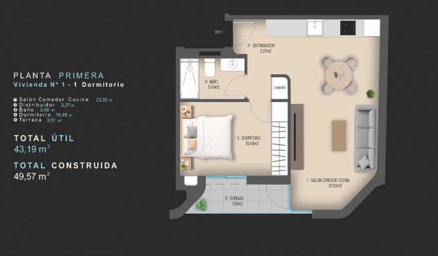 Nybygg - Apartment -
Torrevieja - Centro