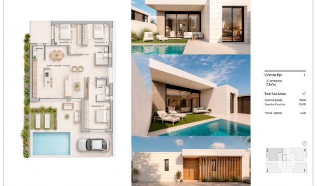 Nybyggnation - Villa -
Pilar de la Horadada - pueblo