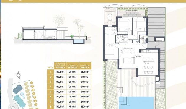 Obra nueva - Villa -
Los Alcazares - Serena Golf
