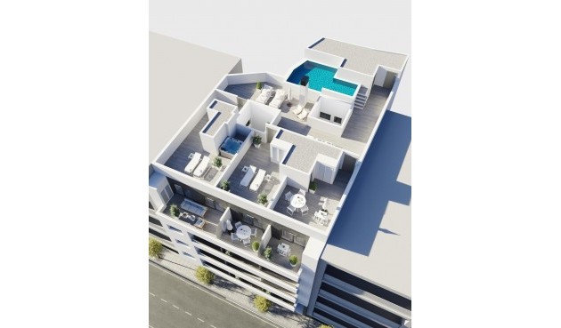 Nybygg - Toppleilighet -
Torrevieja - Centro