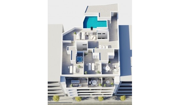 Nybygg - Toppleilighet -
Torrevieja - Centro