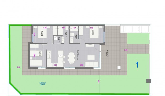New Build - Bungalow -
Pilar de la Horadada - pueblo