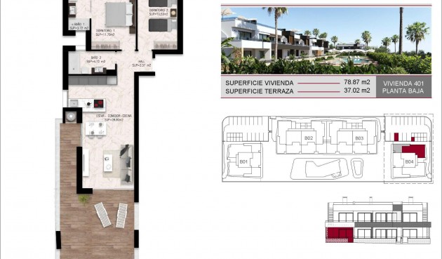 Obra nueva - Bungalow -
Rojales - Lo Marabú
