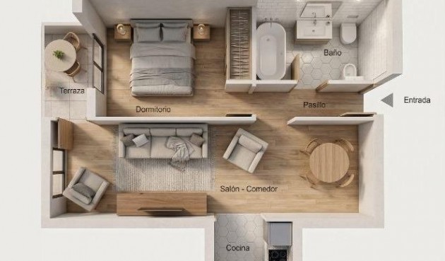 Brukt - Apartment -
Torrevieja - Playa del Cura