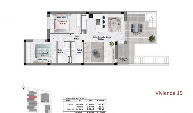 New Build - Bungalow -
Pilar de la Horadada - pueblo