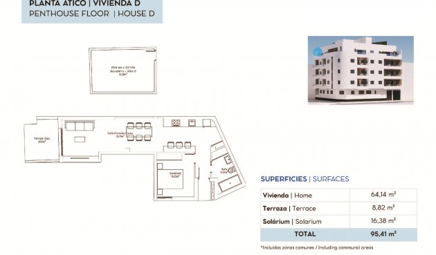 New Build - Penthouse -
Torrevieja - pueblo