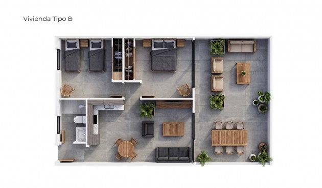 New Build - Apartment -
Vera - Vera Playa