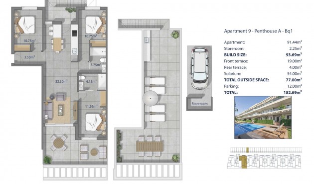 New Build - Penthouse -
Los Alcazares - Los Narejos