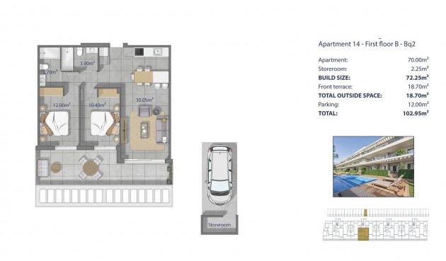 Nybyggnation - Apartment -
Los Alcazares - Los Narejos