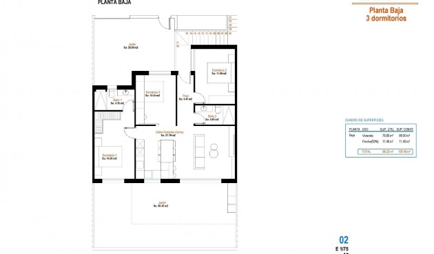 Nybyggnation - Bungalow -
Alhama De Murcia - Condado De Alhama