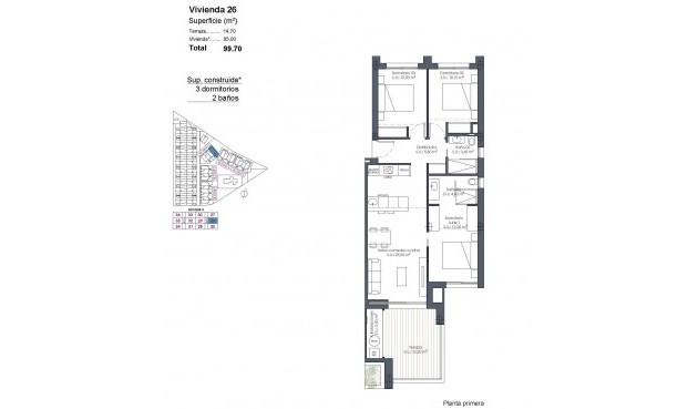 Nybygg - Apartment -
Los Alcazares - Serena Golf