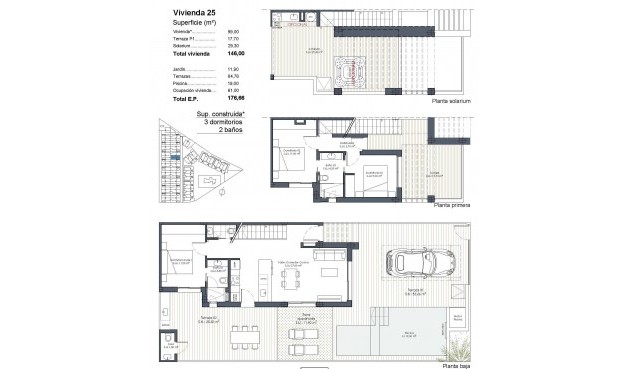 New Build - Quad House -
Los Alcazares - Serena Golf