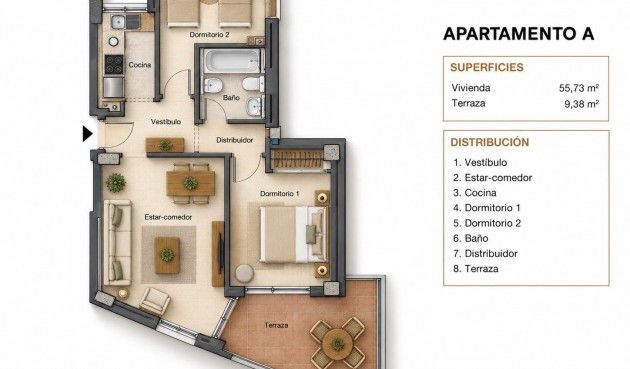 Återförsäljning - Apartment -
Torrevieja - Playa del Cura