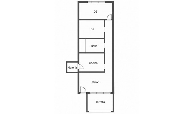 Brukt - Apartment -
Torrevieja - Playa del Cura