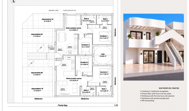 Nybygg - Bungalow -
San Pedro del Pinatar - Los Peñascos