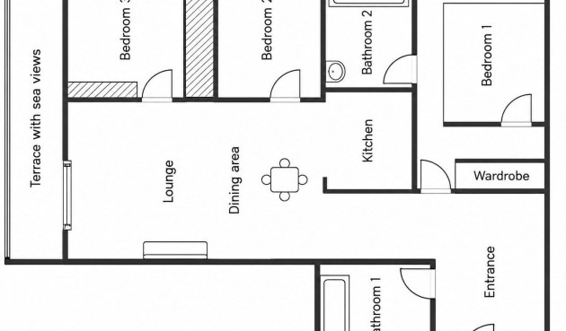 Brukt - Apartment -
Torrevieja - Playa de los Locos